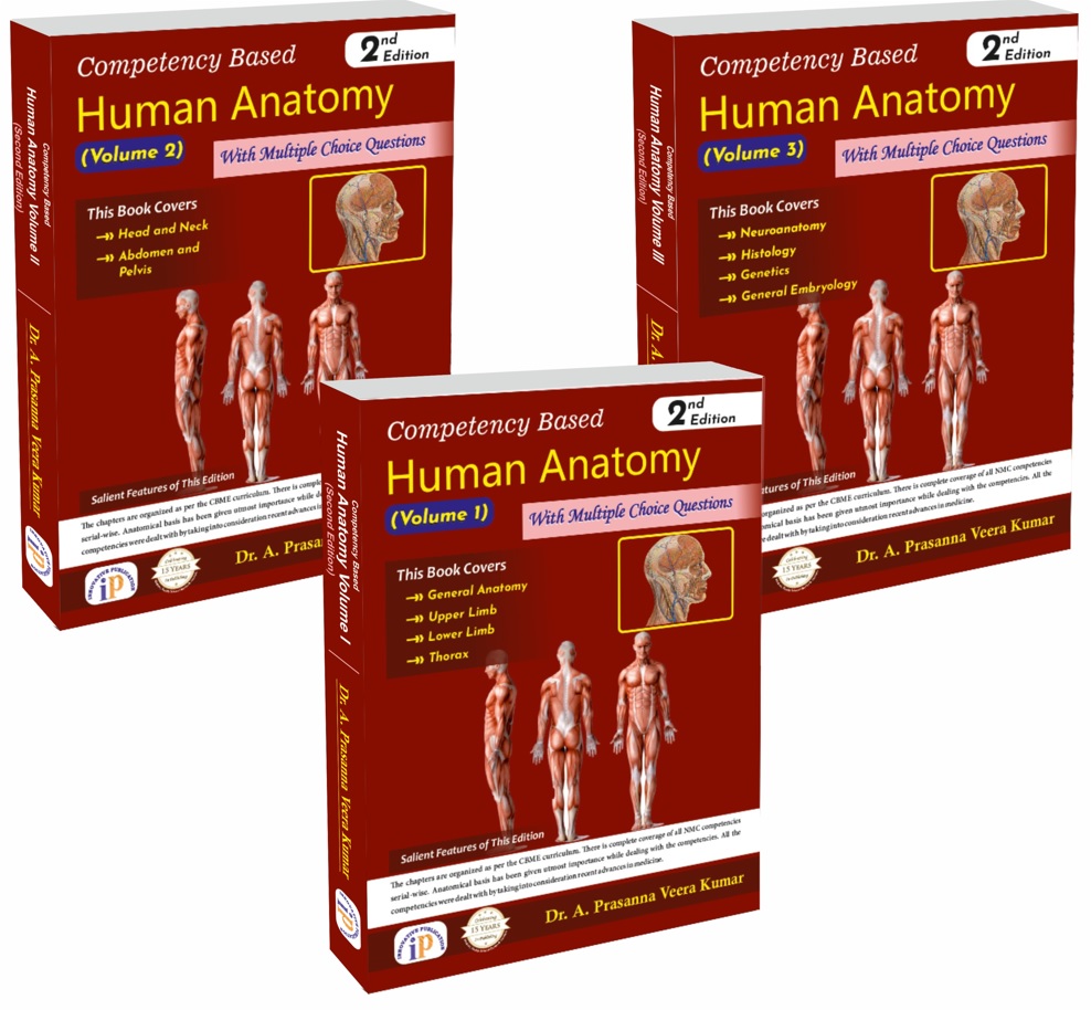 Competency Based Human Anatomy Set of 3 Volumes (Second Edition) - Anatomy