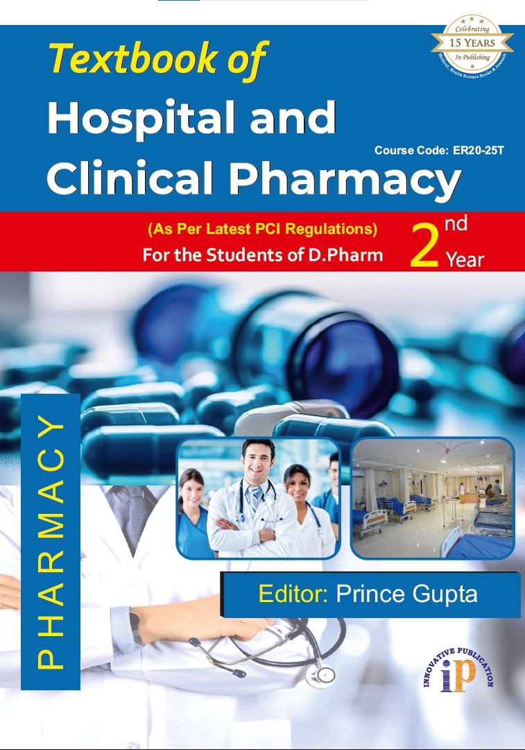 Textbook of Hospital and Clinical Pharmacy for the Students of D.Pharm 2nd Year - Hospital and clinical pharmacy