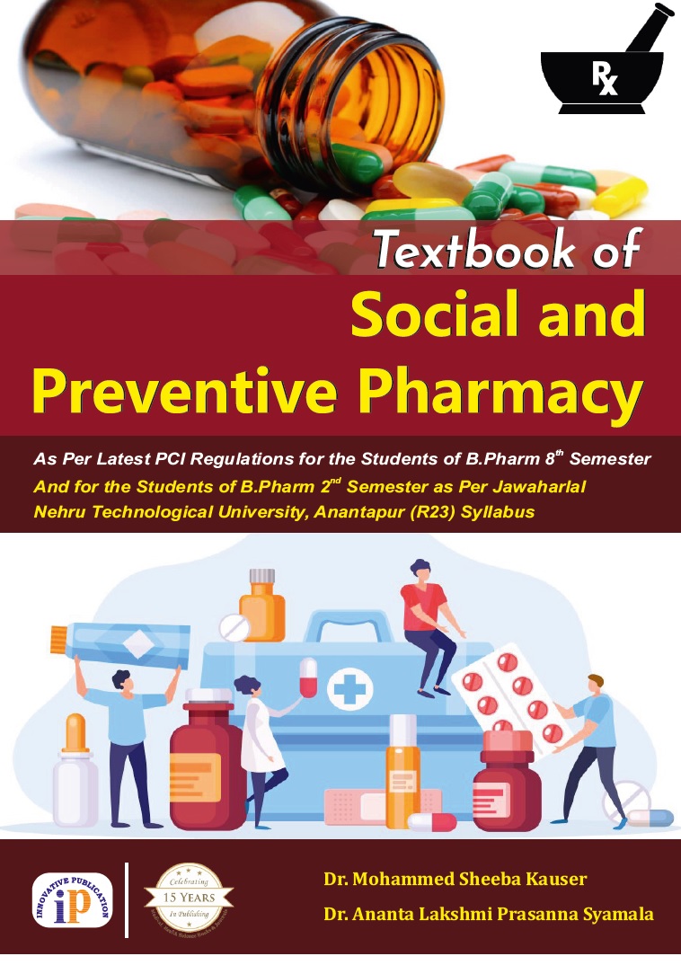 Textbook of Social and Preventive Pharmacy for the Students of B.Pharm 8th Semester